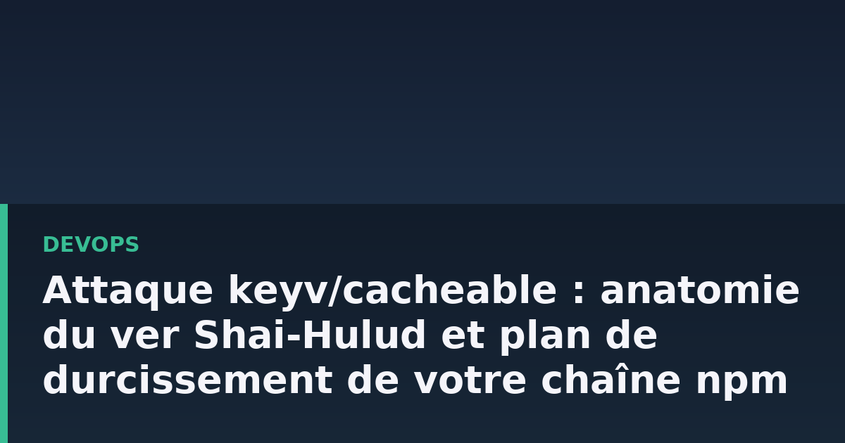 Terminal affichant un arbre de dépendances npm avec plusieurs paquets marqués comme compromis