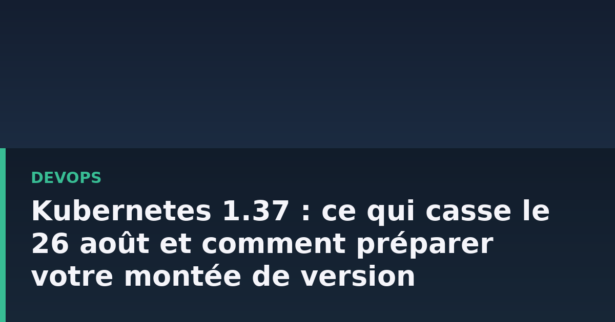 Terminal affichant une commande kubectl d'audit de cluster à côté d'un schéma d'architecture Kubernetes