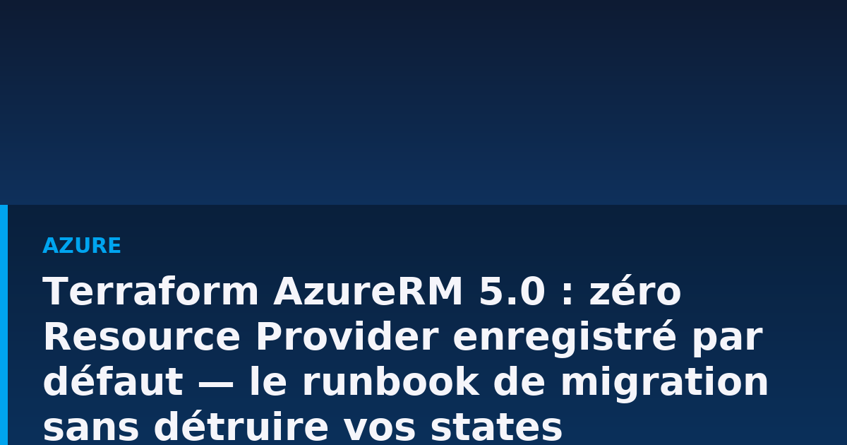 Console de terminal affichant un plan Terraform sur Azure avec des ressources marquées pour remplacement