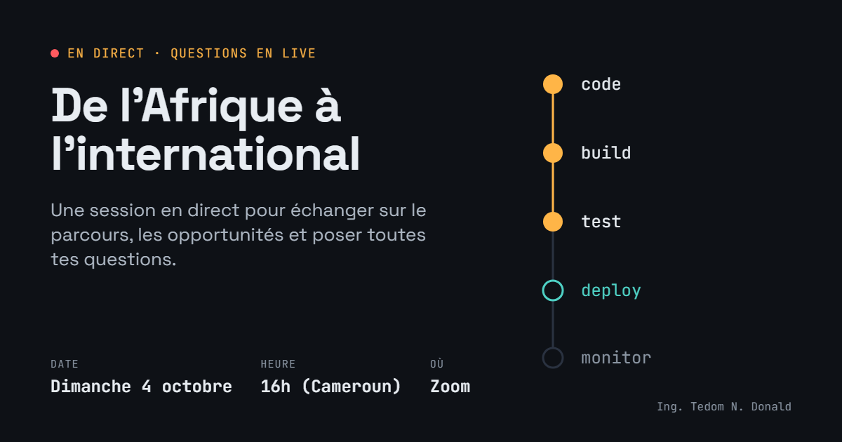 De l’Afrique à l’international : comment j’ai construit ma carrière Tech