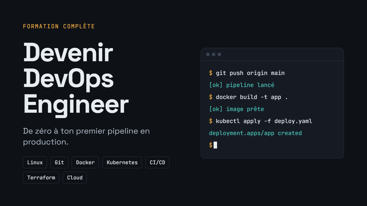 Devenir Ingénieur DevOps